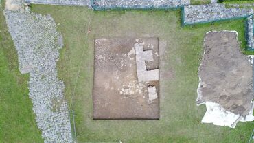 Fouille de la chapelle castrale en 2021