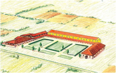 Restitution de la villa gallo-romaine du Thovey