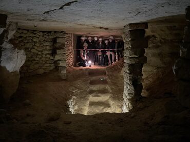 Vers le niveau inférieur de la carrière