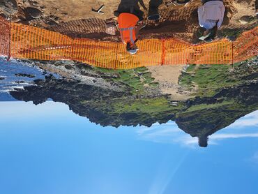 Fouille en cours de l'isthme de la presqu'île de la Parata par l'Inrap