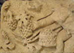 Frise figurant une scène de vendange