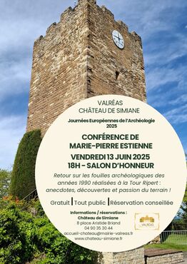 Conférence sur les fouilles de la Tour Ripert