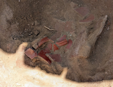 Uncovering an Urartean jug from inside a karas