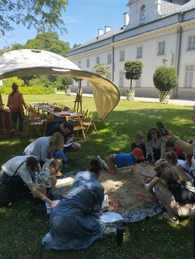 workshop for children during EDA 2024